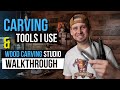 My Favorite Power Carving Tools & Workshop Tour