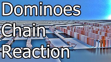 Rigid Body Dominoes Test Blender3D