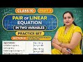 Ages Problems in One Shot 🔥 | Pair of Linear Equations Part 3