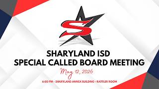 Special Called Board Meeting -  May 12, 2026
