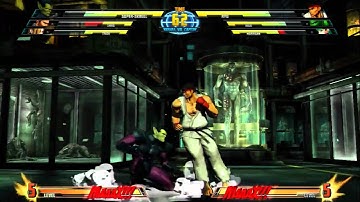 Marvel Versus Capcom 3 - Dr. Doom, Chun-Li, Super Skrull, and Trish Intro