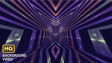 Purple golden Loop Abstract VJ Motion Background | Neon Light Loops | Free Video Background #neon