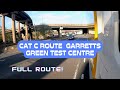 Full hour class 2 lorry driving session  route 1 from garretts green test centre