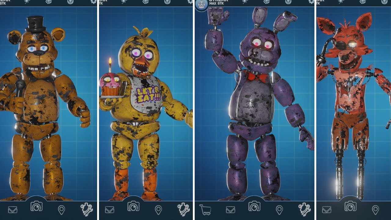 Steam Workshop::damaged fnaf 1 animatronics