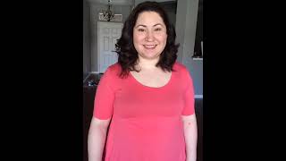Plus Size consultant styling the LuLaRoe Maxi Skirt as A MAXI SKIRT Quick and Simple