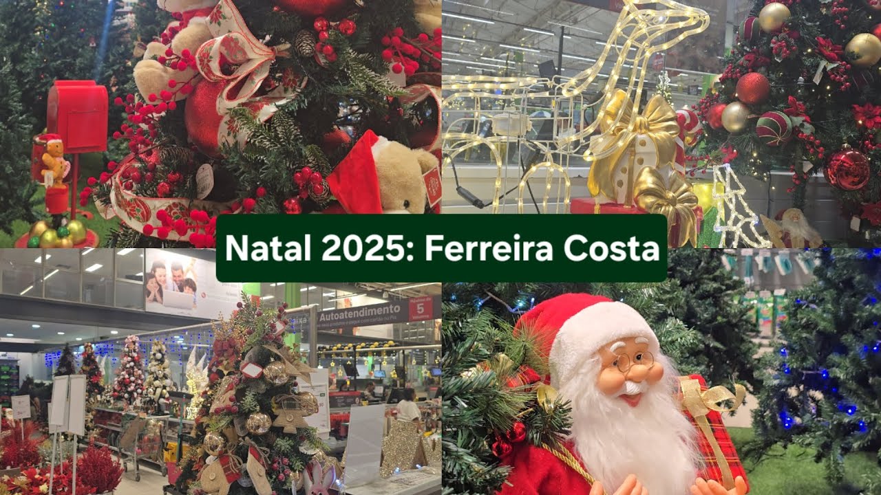 NATAL 2025: A PARTIR DE 7 REAIS! DECORAÇÕES, ÁRVORES, PRATOS! 