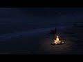 Falling Asleep With The Waves On A Peaceful Night  - Deep Sleeping On A Beach In Portugal