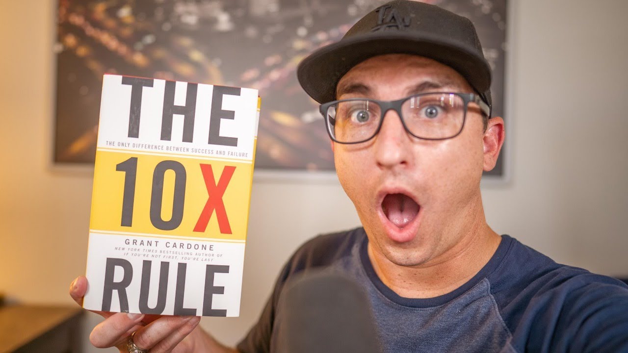 Reading THE 10X RULE by Grant Cardone... in one sitting