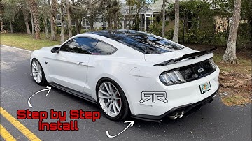RTR Side Rocker + Rear Quarter Splitter Install