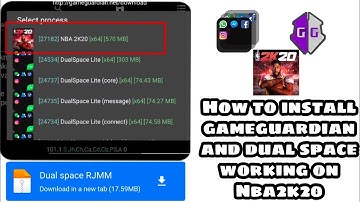 How to install gameguardian on android working on NBA2k20