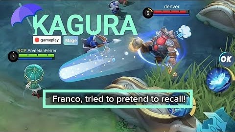 KAGURA • gameplay Franco hate me! | Mobile Legends
