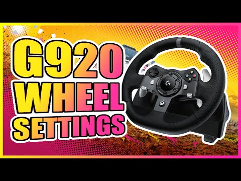 LOGITECH G920 WHEEL & FORCE FEEDBACK SETTINGS 