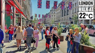London Summer Walk | Most Expensive Neighborhood in London MAYFAIR Posh area in Central London