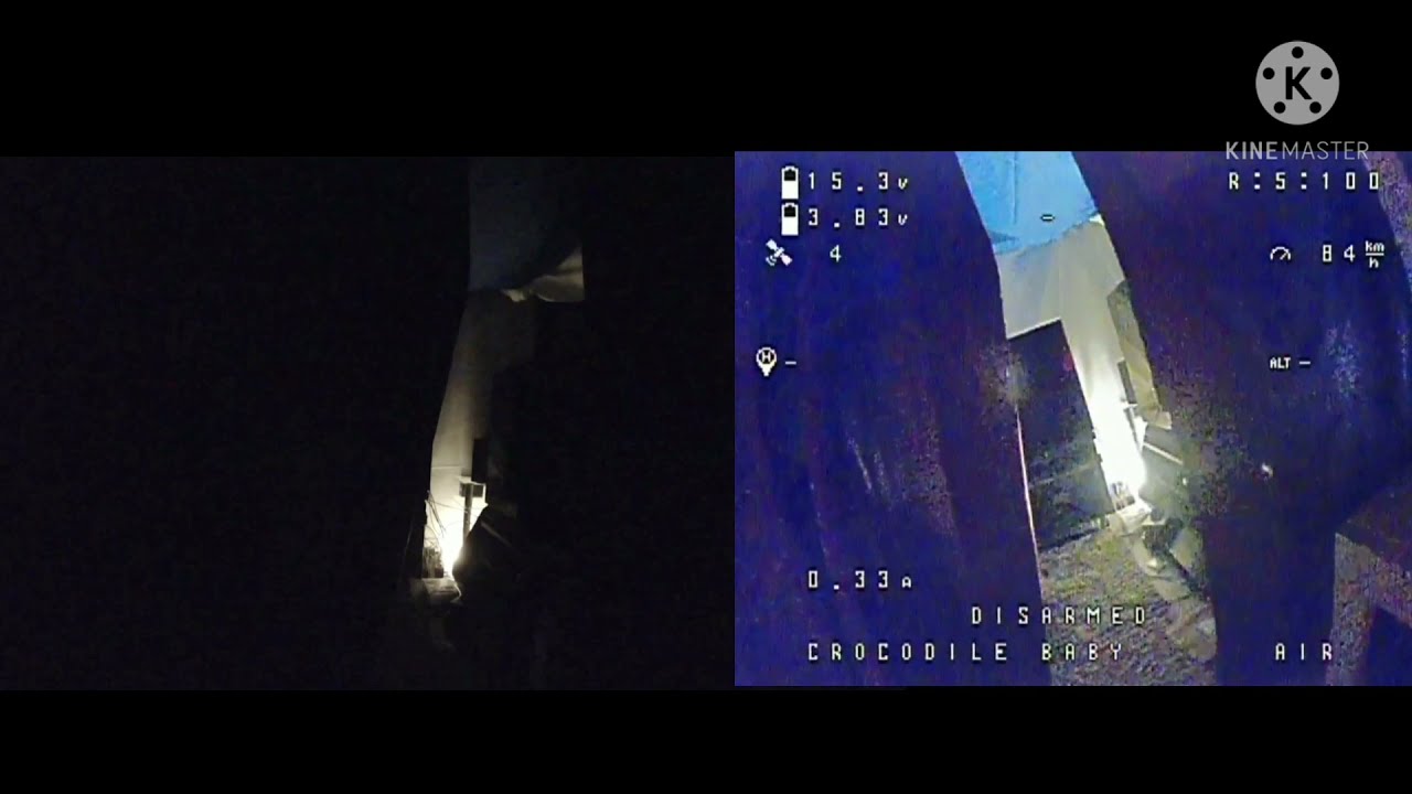 DJI FPV vs Caddx Ratel Low light indoors test фотки