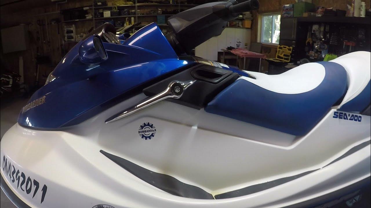 2002 Seadoo GTX DI Diagnosis and repair - YouTube