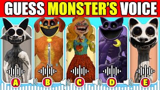 IMPOSSIBLE 🔊 Guess The MONSTER'S VOICE | Zoonomaly + Poppy Playtime Chapter 4 | Catnap, Smile Cat
