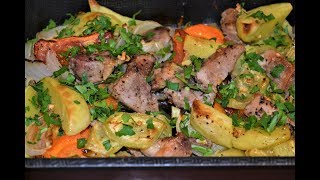 Простое и вкусное блюдо на ужин или обед.Пальчики оближешь!