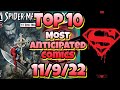 Top 10 Most Anticipated NEW Comic Books For 11/9/22