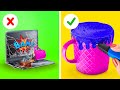 3D PEN AND HACKS FOR GENIUS PEOPLE || Cool DIY Ideas With 3D Pen And Glue Gun By 123 GO! Like