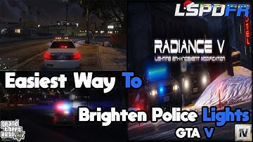 Easiest Way To Brighten Police Lights GTA V (2022)