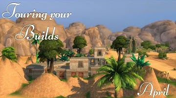 Touring Your Amazing Builds | The Sims 4 | April Shell Challenge [Part 1]