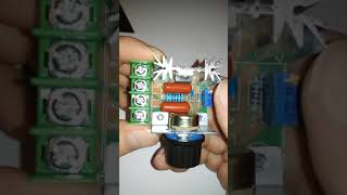 AC dimmer controller voltage reducing...thing ... ONLY FOR MOTORS, heating elements or classic bulbs