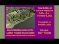 Ecosystem Restoration at the Science Museum of Long Island w/Frank  Piccininni 12/8/22 PWPL Lecture