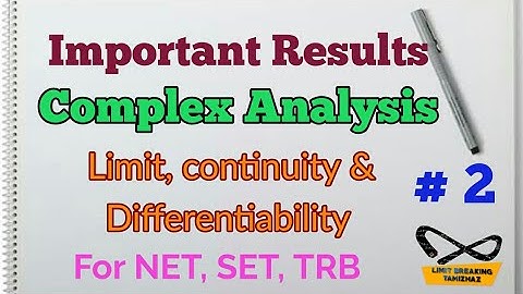 Limits | Continuity | Differentiability | Results | For Competitive exams | Limit breaking tamizhaz