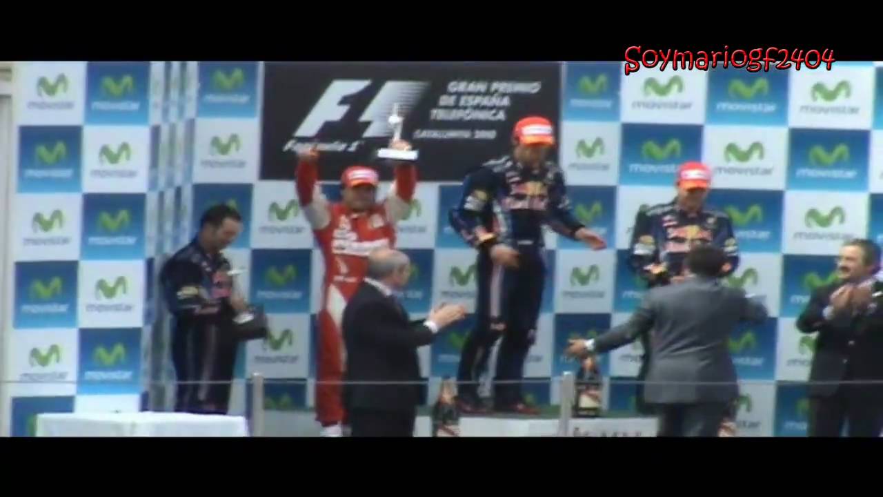 Fernando Alonso Podio GP de España 2010!!.mp4
