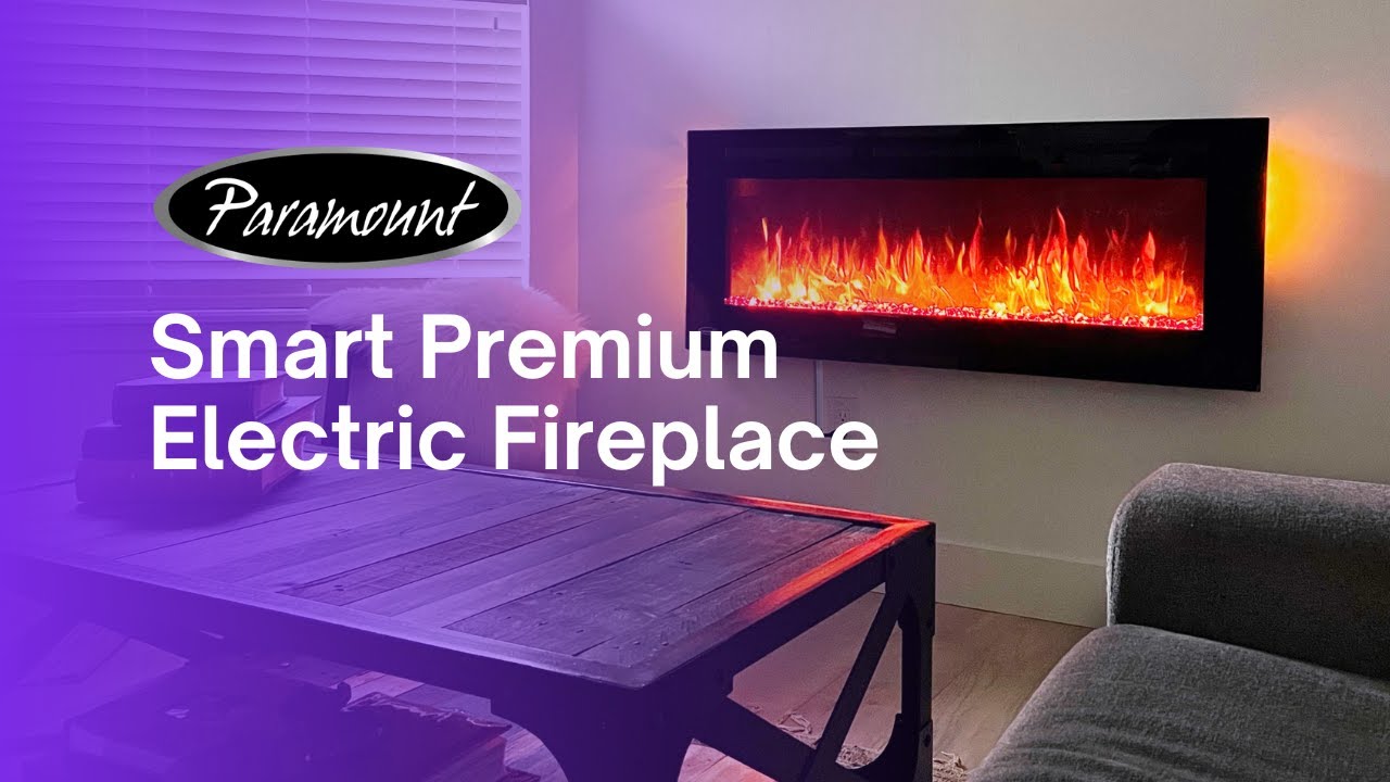Paramount Smart Premium Electric Fireplace - YouTube