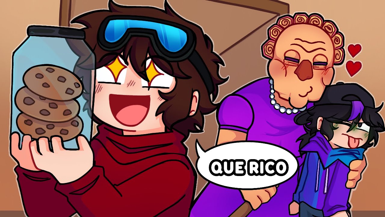 Me Robe las Galletas de mi ABUELA en Roblox 😨