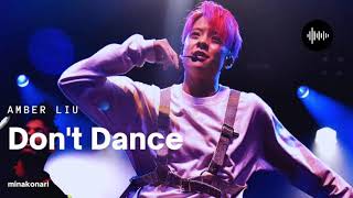Amber Liu ' DON'T DANCE' Lyrics_ English