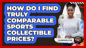 How do I find truly comparable sports collectible prices?