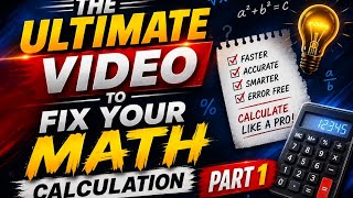Master Math calculations || part 1||