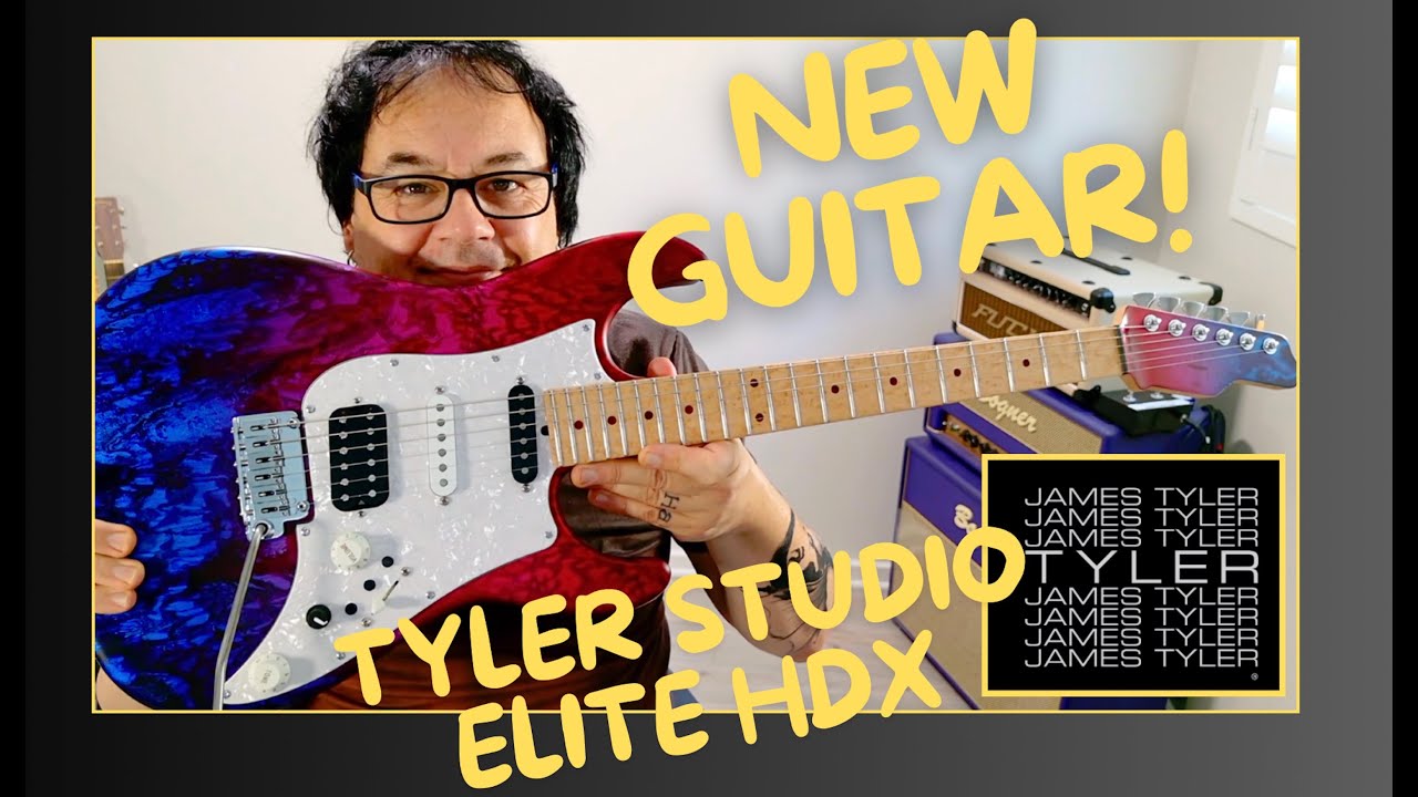 James Tyler Studio Elite HDX Reverse Jimburst over Cherry Red