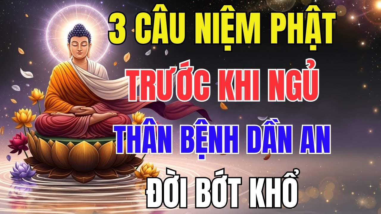 Phật Dạy: 3 Câu Niệm Phật Trước Giấc Ngủ – Thân Bệnh Dần An, Đời Bớt Khổ | Hạt Giống Phật Pháp