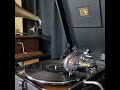 徳山 璉 ♪叩け太鼓♪ 1930年 78rpm record. HMV Model No 102 Gramophone
