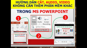 HƯỚNG DẪN CẮT NHANH VIDEO, AUDIO TRONG MS POWERPOINT