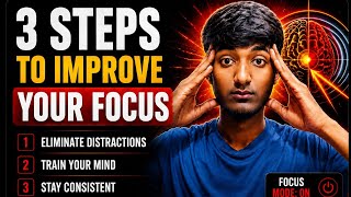 How To Improve Your Focus 🔥| Powerful Habits to Stay Focused & Productive