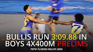 Bullis Run 3:09.88 In Boys 4x400m Prelims | Pepsi FL Relays 2026