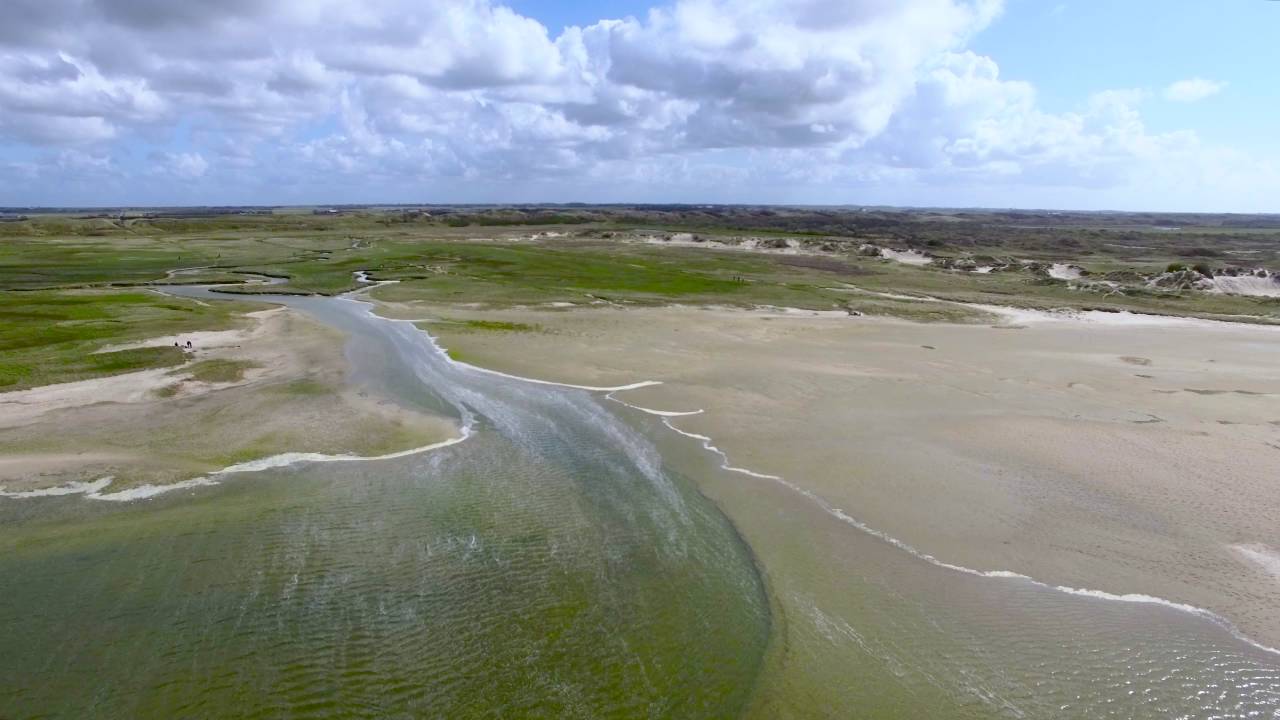De Slufter van boven - Texel in 4K