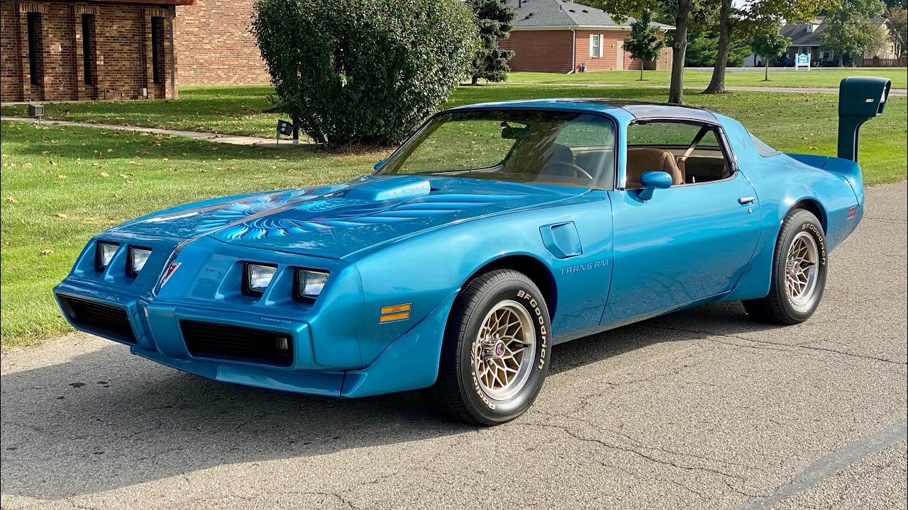 1979 Pontiac Trans Am Atlantis Blue (Walk Around) YouTube