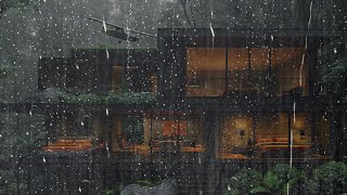 Heavy rain in the forest l Relaxing rain music, Relaxing music for dreamy sleep, Nature sounds