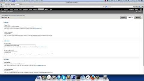 Setting Up your Social Media Profiles - inStock Responsive Drupal Theme