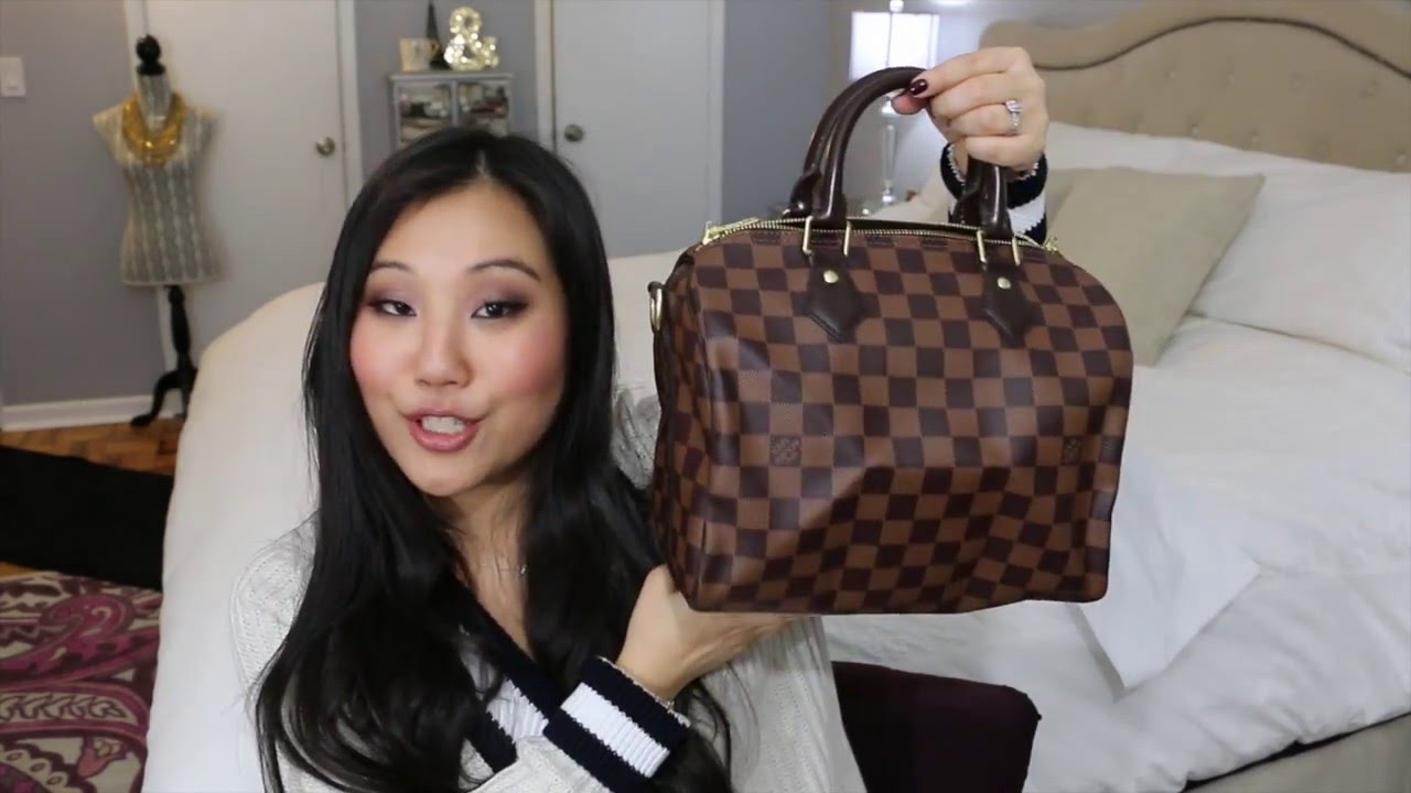 Louis Vuitton Speedy Bandouliere 25 / B25 / Unboxing / What Fits