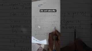 #Factorial program in java#short video.