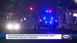 First responders spend Christmas Day at work