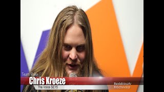 The VOICE SE15 Chris Kroeze BackStage