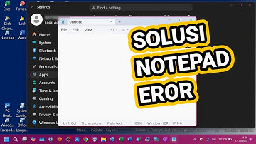 Solusi Aplikasi Notepad Yang Error di Win 11 24H2 Komputer / PC (Tanpa Menginstal Ulang)