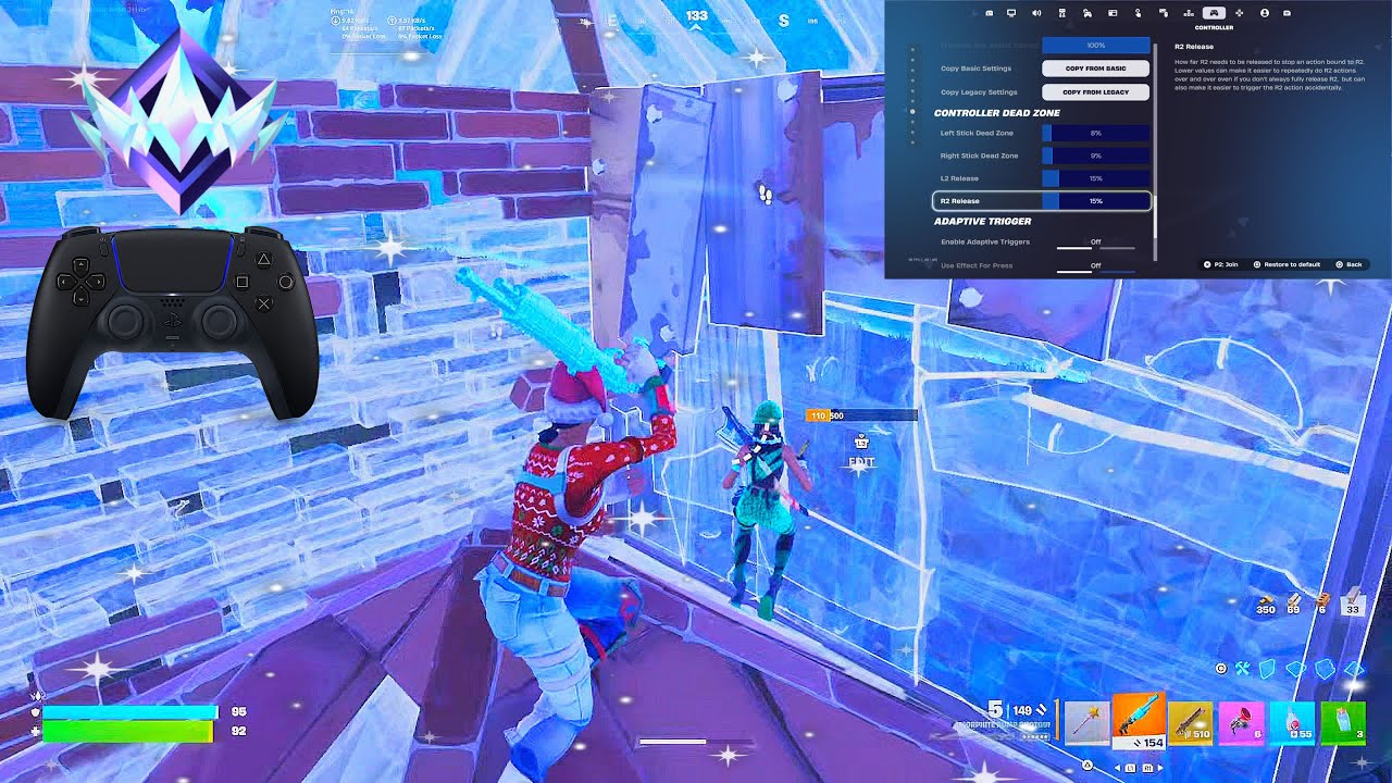 НОВЫЕ ЛУЧШИЕ НАСТРОЙКИ КОНТРОЛЛЕРА + чувствительность для 1-го сезона Fortnite Chapter 7! (PS5/XB...